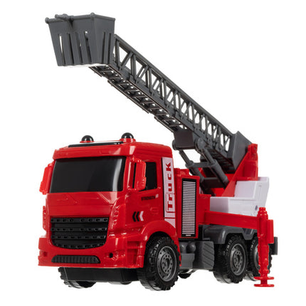 Brandbil sæt med 6 funktionelle køretøjer til børn