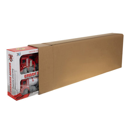 Brandbil sæt med 6 funktionelle køretøjer til børn