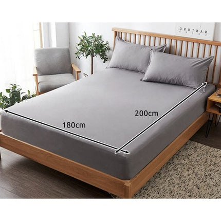 Fitted Sheet i 100% Bomuld Jersey 180x200 cm – Blød og Åndbar