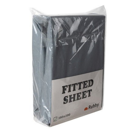 Fitted Sheet i 100% Bomuld Jersey 180x200 cm – Blød og Åndbar