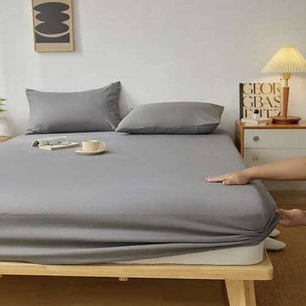 Fitted Sheet i 100% Bomuld Jersey 180x200 cm – Blød og Åndbar