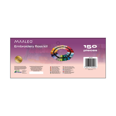 Broderisæt med 150 farver - kreativitet uden grænser