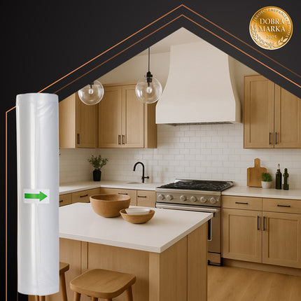 Vacuumfolie 28x600 cm til effektiv opbevaring af mad