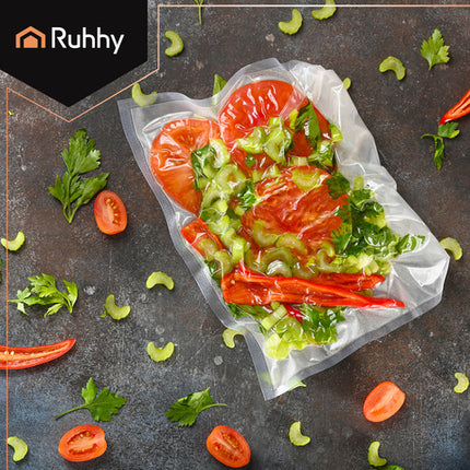 Vacuumfolie 28x600 cm til effektiv opbevaring af mad