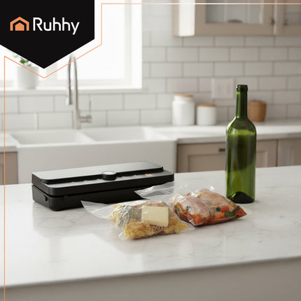 Foil sealer med slidsekniv og opbevaring - Effektiv vakuumpakning