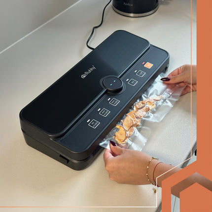 Foil sealer med slidsekniv og opbevaring - Effektiv vakuumpakning