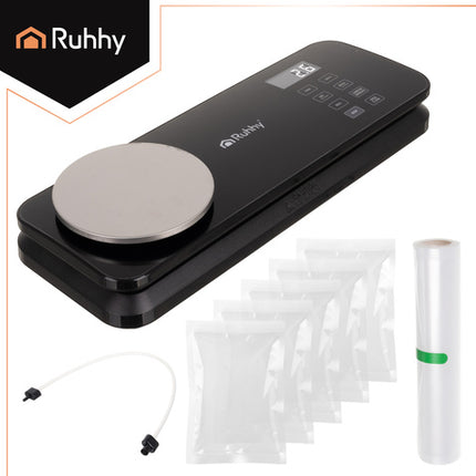 2-i-1 vakuumforsegler med vægt og skæremaskine