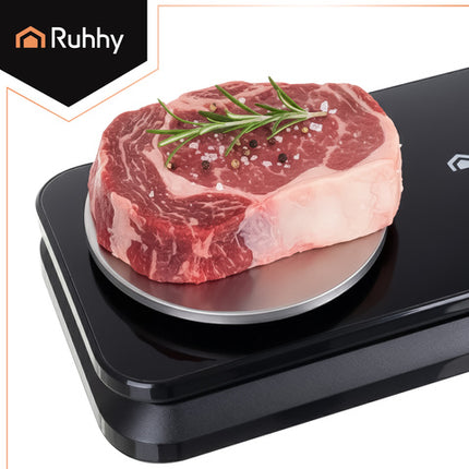 2-i-1 vakuumforsegler med vægt og skæremaskine