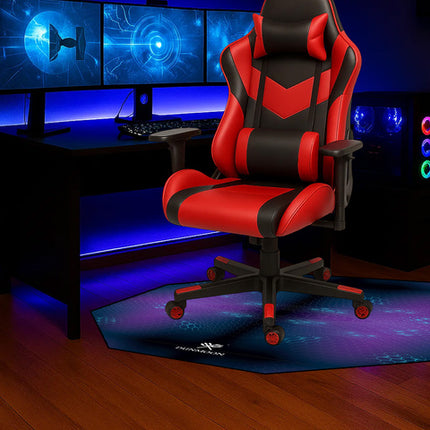 Gaming måtte til kontorstol med skridsikker bund og vandafvisende overflade