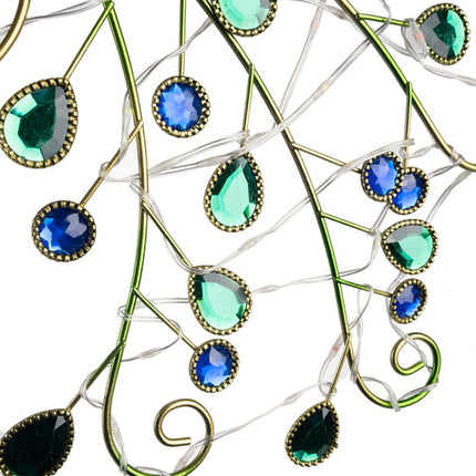 Solar lampe til haven med sensor og 40 LED lys