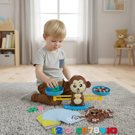 Vægt med skål til sjov og læring for børn