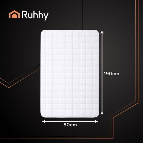 Opvarmet madrasovertræk 190x80 cm med fjernbetjening