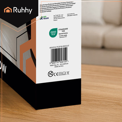 Varme pude 40x30 cm til ryg og nakke med 4 temperaturindstillinger