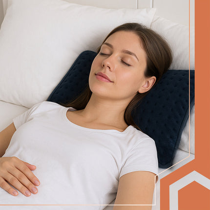 Varme pude 40x30 cm til ryg og nakke med 4 temperaturindstillinger