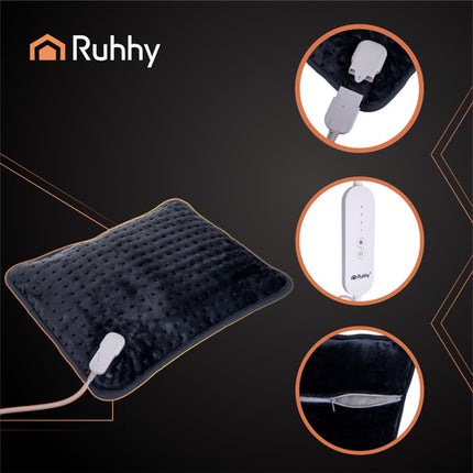 Varmepude 60x38 cm med 4 temperaturindstillinger