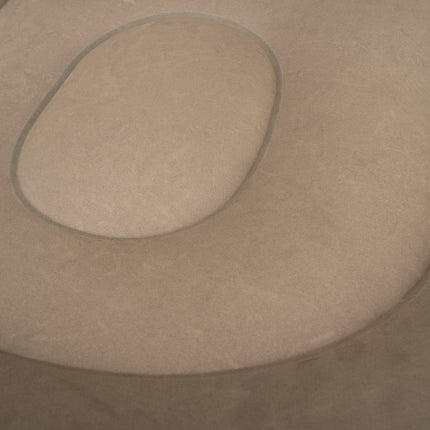 Oppustelig havestol med fodskammel og komfortabelt design