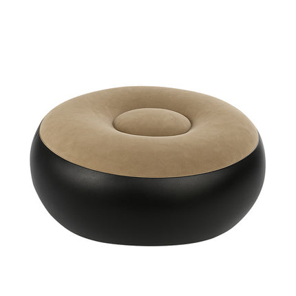 Oppustelig havestol med fodskammel og komfortabelt design