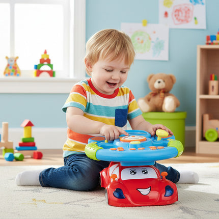 Interaktivt rat til børn med musik og projektor