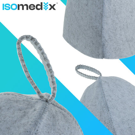 Saunahat i filt med ergonomisk pasform og høj isolering