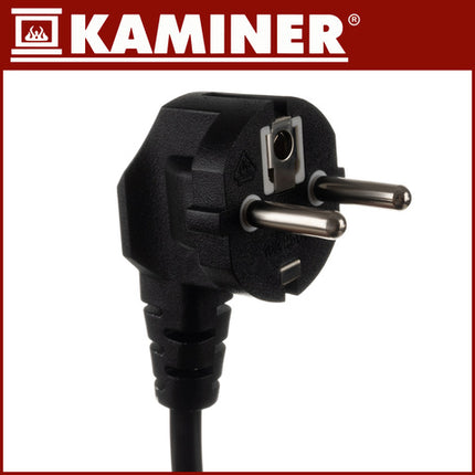 Kaminer 3000W elektrisk varmeblæser med termostat