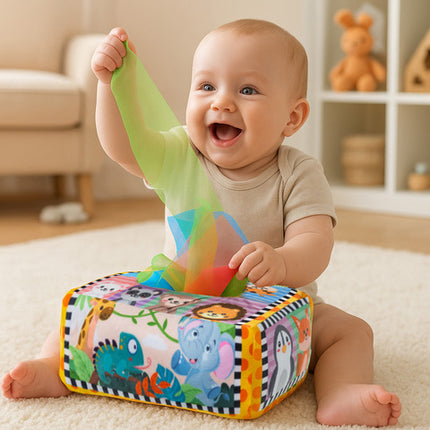 Sorter boks med væv til børn - lær gennem leg