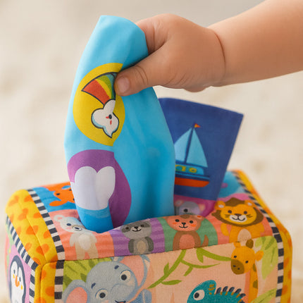 Sorter boks med væv til børn - lær gennem leg