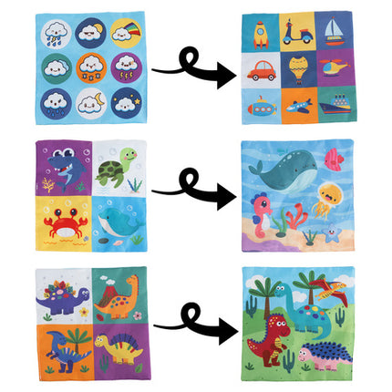 Sorter boks med væv til børn - lær gennem leg