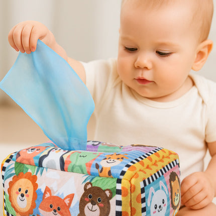 Sorter boks med væv til børn - lær gennem leg