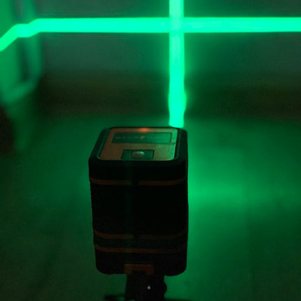 Elektrisk Laser Niveau med Grøn Krydslaser og Beskyttelsescase – Præcise Målinger til Hjemmet