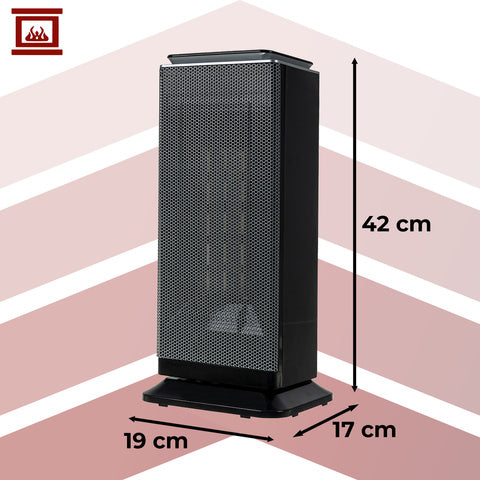 Lumni 2.0 elektrisk varmeblæser med fjernbetjening og timer