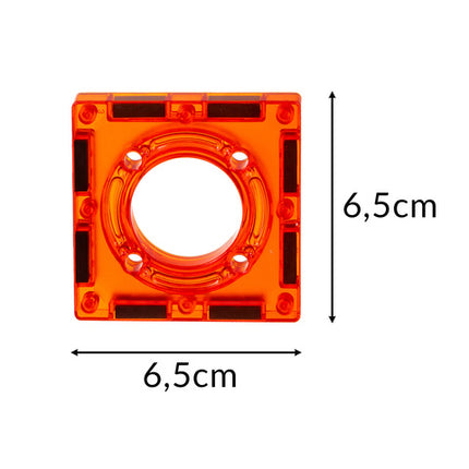 Magnetiske byggeklodser med kuglebane - 110 dele til kreativ leg