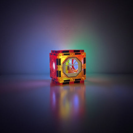 Magnetiske byggeklodser med kuglebane - 110 dele til kreativ leg