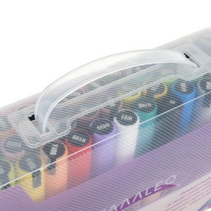 Akrylmaling sæt med 36 farver til kreative projekter