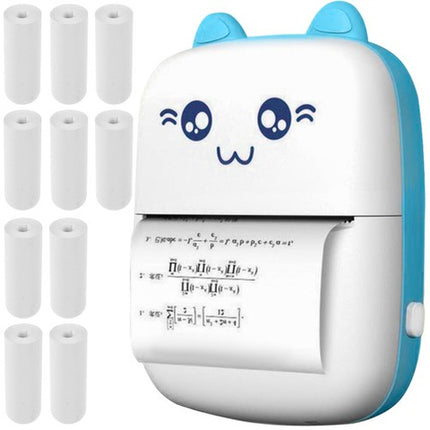 Bluetooth Termisk Printer Kitty med 11 Ruller – Hurtig og Praktisk