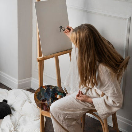 Maleredskaber Sæt - 8 Malerplader til Kreativ Udfoldelse