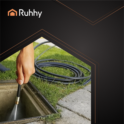 15m fleksibel renseslange med adaptere til nem rengøring