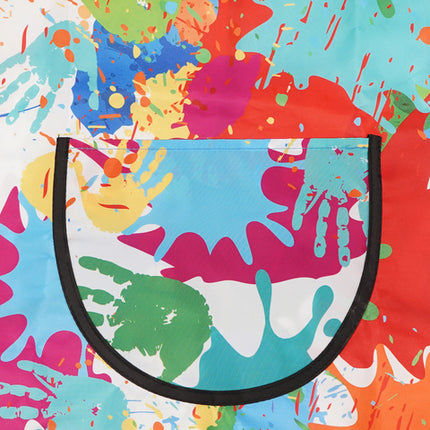 Vandafvisende malerforklæde til børn 1-3 år med lange ærmer