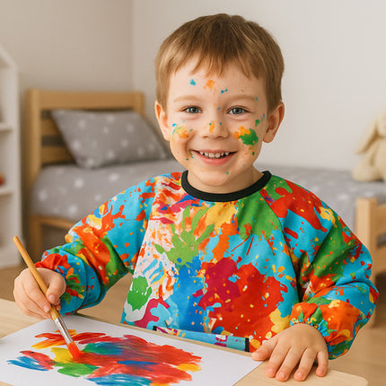 Vandafvisende malerforklæde til børn 4-6 år