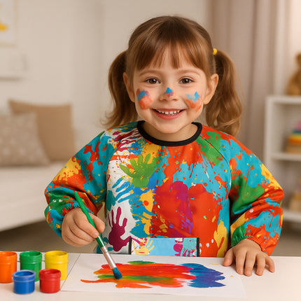 Vandafvisende malerforklæde til børn 4-6 år