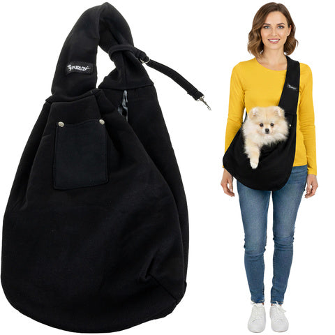 Purlov Pet Transport Bag med blødt foer og sikkerhedssnor