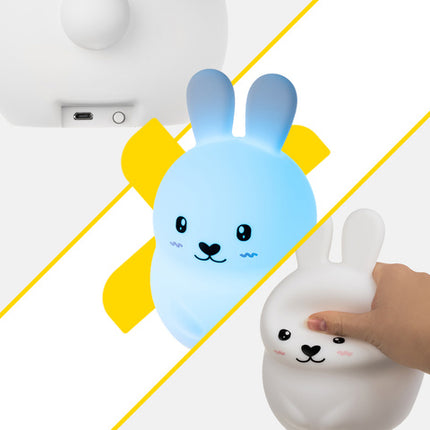Børnelampe med fjernbetjening - Kanin RGB LED
