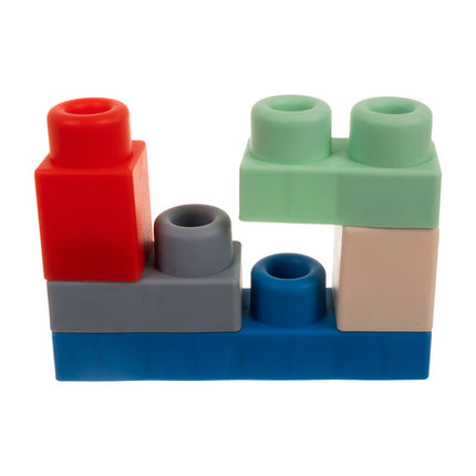 Sættesæt med 30 bløde sanseklodser til børn