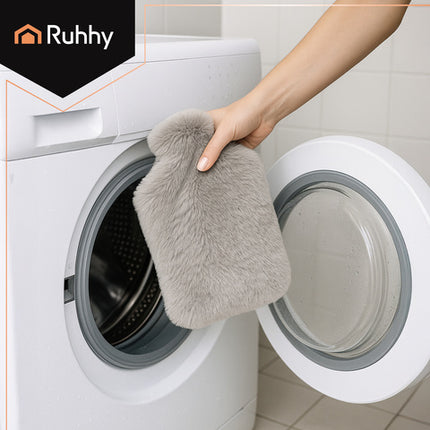 Ruhhy 1.8L varmepude med blødt betræk til afslapning