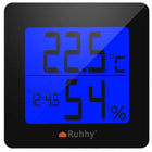 Vejrstation med Termometer, Hygrometer, Ur, Alarm og Kalender – Praktisk og Multifunktionel