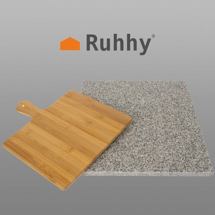 2-i-1 Pizza Stone og Spatel – Perfekt til Hjemmelavet Pizza