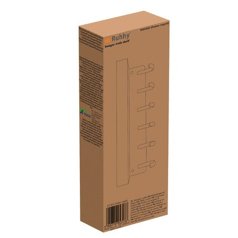 Vægophæng til Nøgler og Tøj – Praktisk Hylde med Magnet