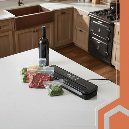 Ruhhy vakuumforsegler med 80 kPa sugekraft og skæreværktøj