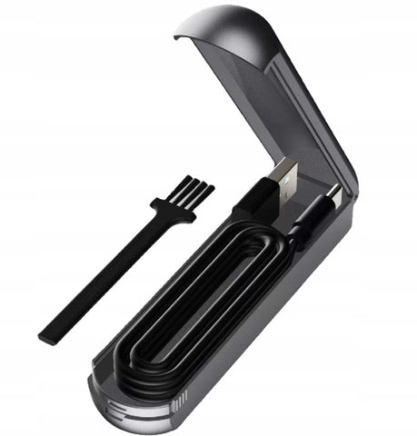 Trådløs stofshaver med 4 skærehoveder og hurtig opladning