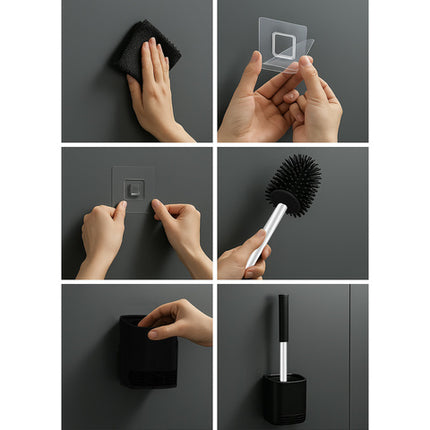 Toiletbørste med elegant stand og effektiv rengøring