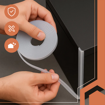 Møbelbeskyttelsestape til skarpe kanter - 2cm x 300cm